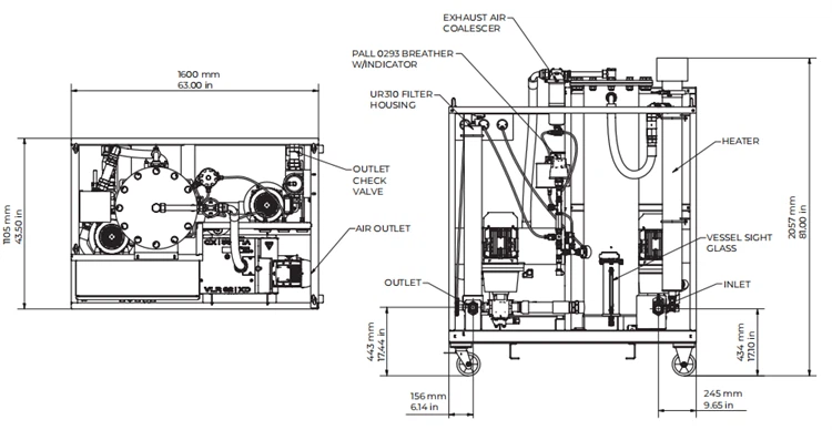 HDP22 Oil Filtration Purifier Machine